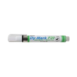 DY-MARK P20 PAINT MARKER WHITE (REV BULLET / CHISEL TIP 3 & 5MM)